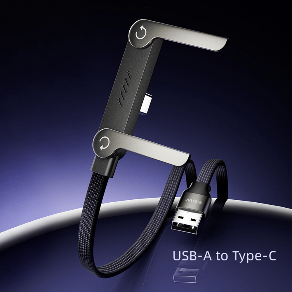 ⚡🔥 LAST DAY 50% OFF ✨ 2-in-1 Invisible Holder Charger Cable - 240W Fast Charging Cord with Built-In Phone Stand