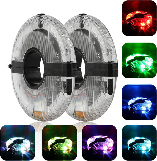 🚴🌟 LED Bike Hub Light – Safety And Style For Night Riding!