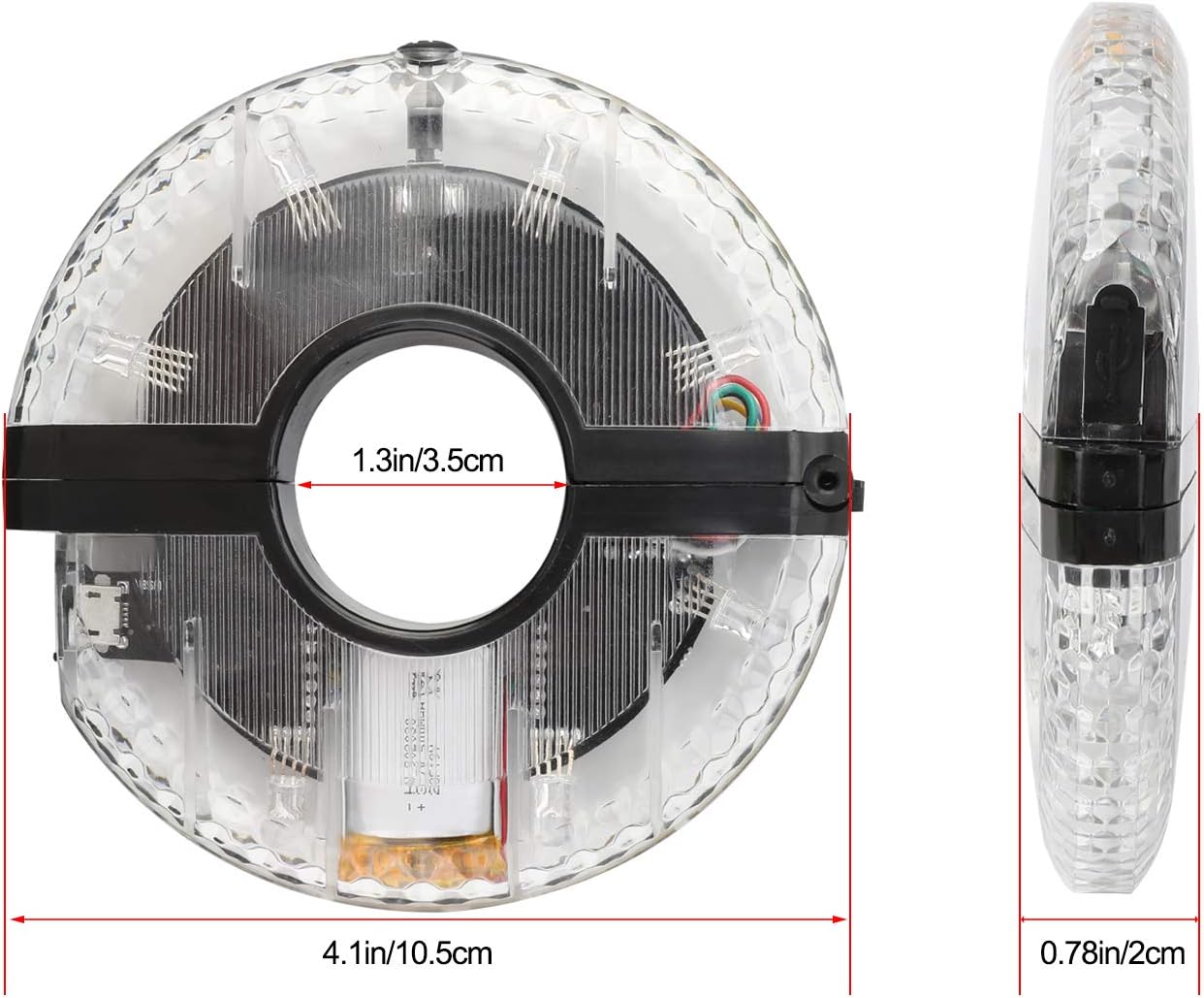 🚴🌟 LED Bike Hub Light – Safety And Style For Night Riding!