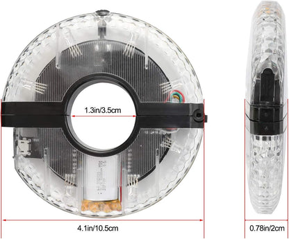 🚴🌟 LED Bike Hub Light – Safety And Style For Night Riding!