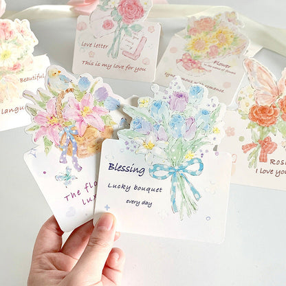 💞Valentine's Day 3D Flower Bouquet Greeting Card