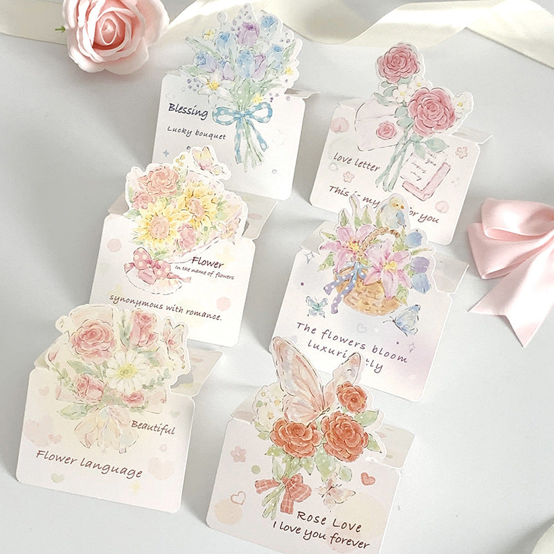 💞Valentine's Day 3D Flower Bouquet Greeting Card