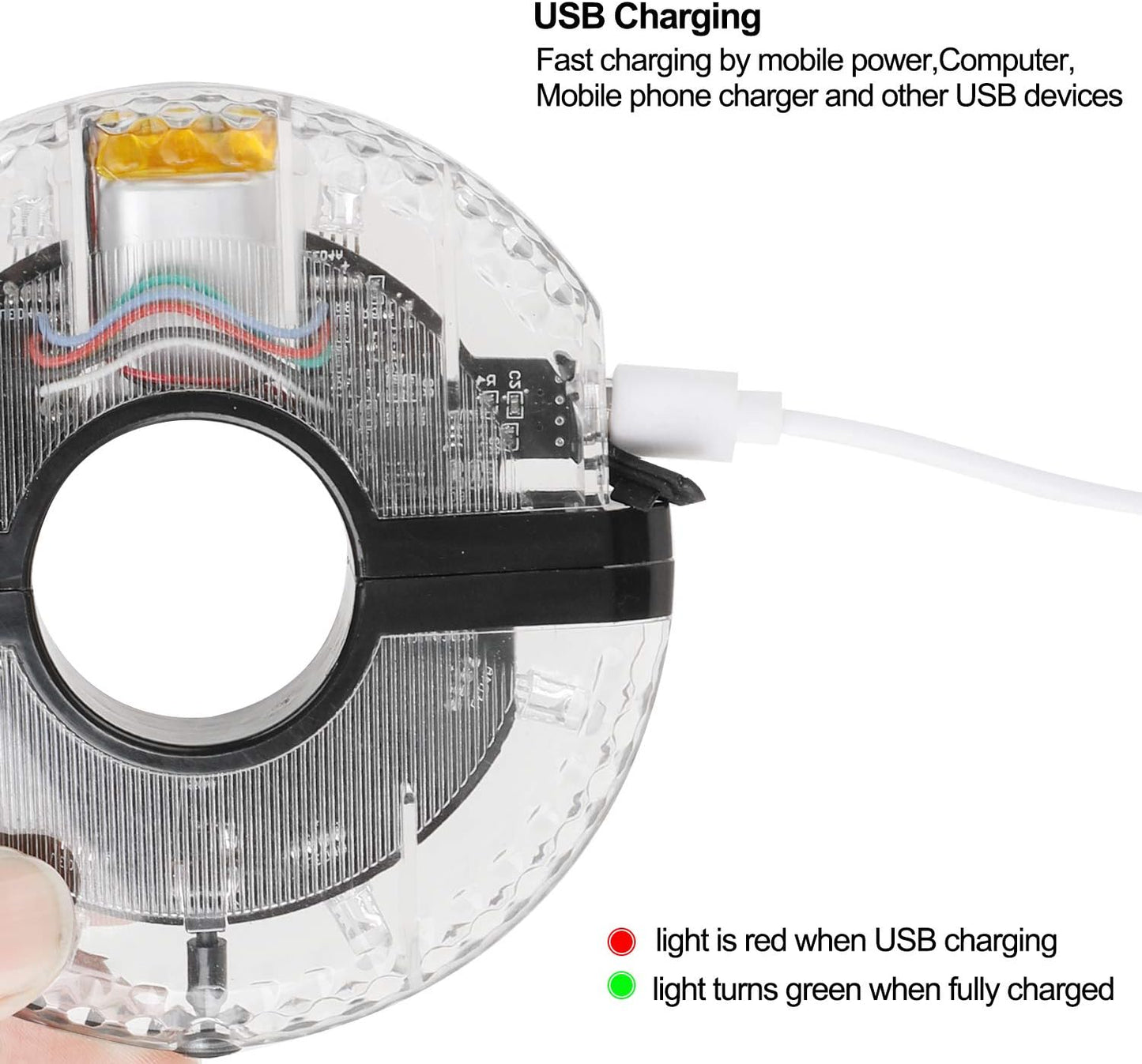 🚴🌟 LED Bike Hub Light – Safety And Style For Night Riding!