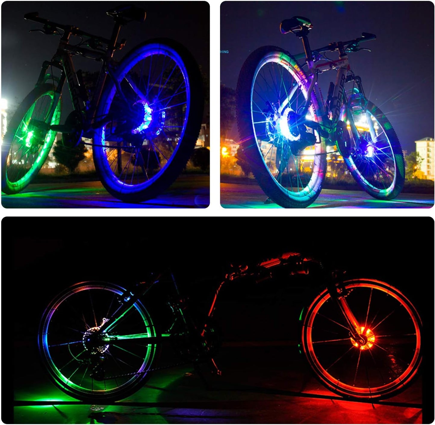 🚴🌟 LED Bike Hub Light – Safety And Style For Night Riding!