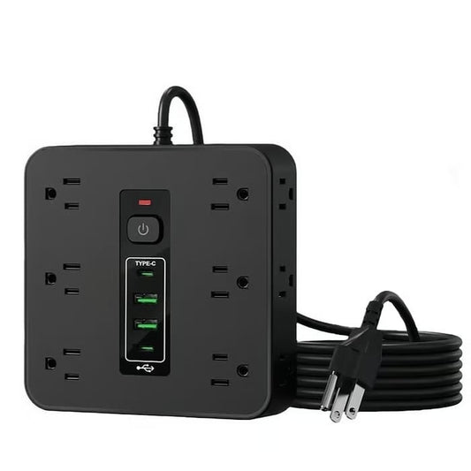 2026-16-in-1 Power Strip with Switch & Surge Protection