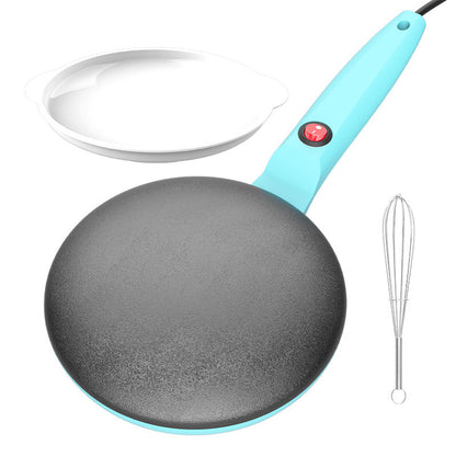 ✨Electric Crepe Maker – 8” Portable Crepe Pan Nonstick with Dipping Plate, Auto Shut-Off, On/Off Switch