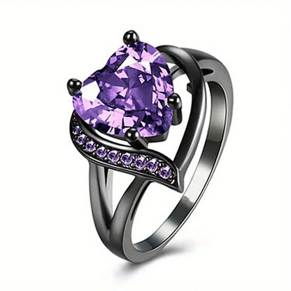 💫❤️‍🔥Valentine's Day 2026- 💍Couples Promise Rings with Heart Designs