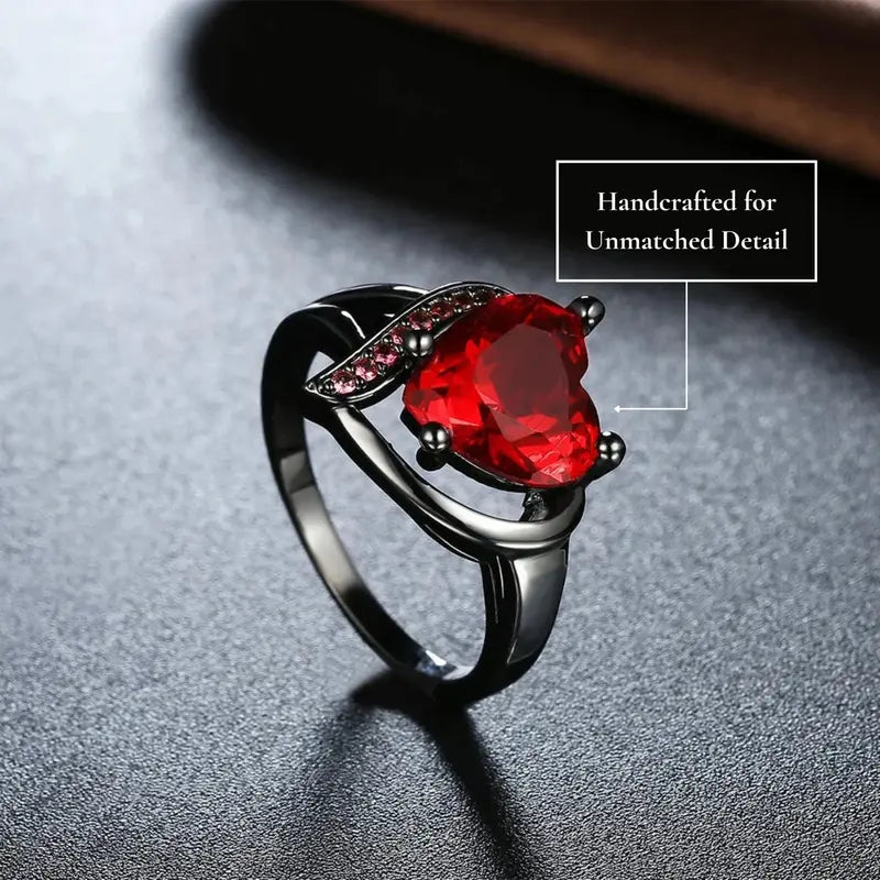 💫❤️‍🔥Valentine's Day 2026- 💍Couples Promise Rings with Heart Designs