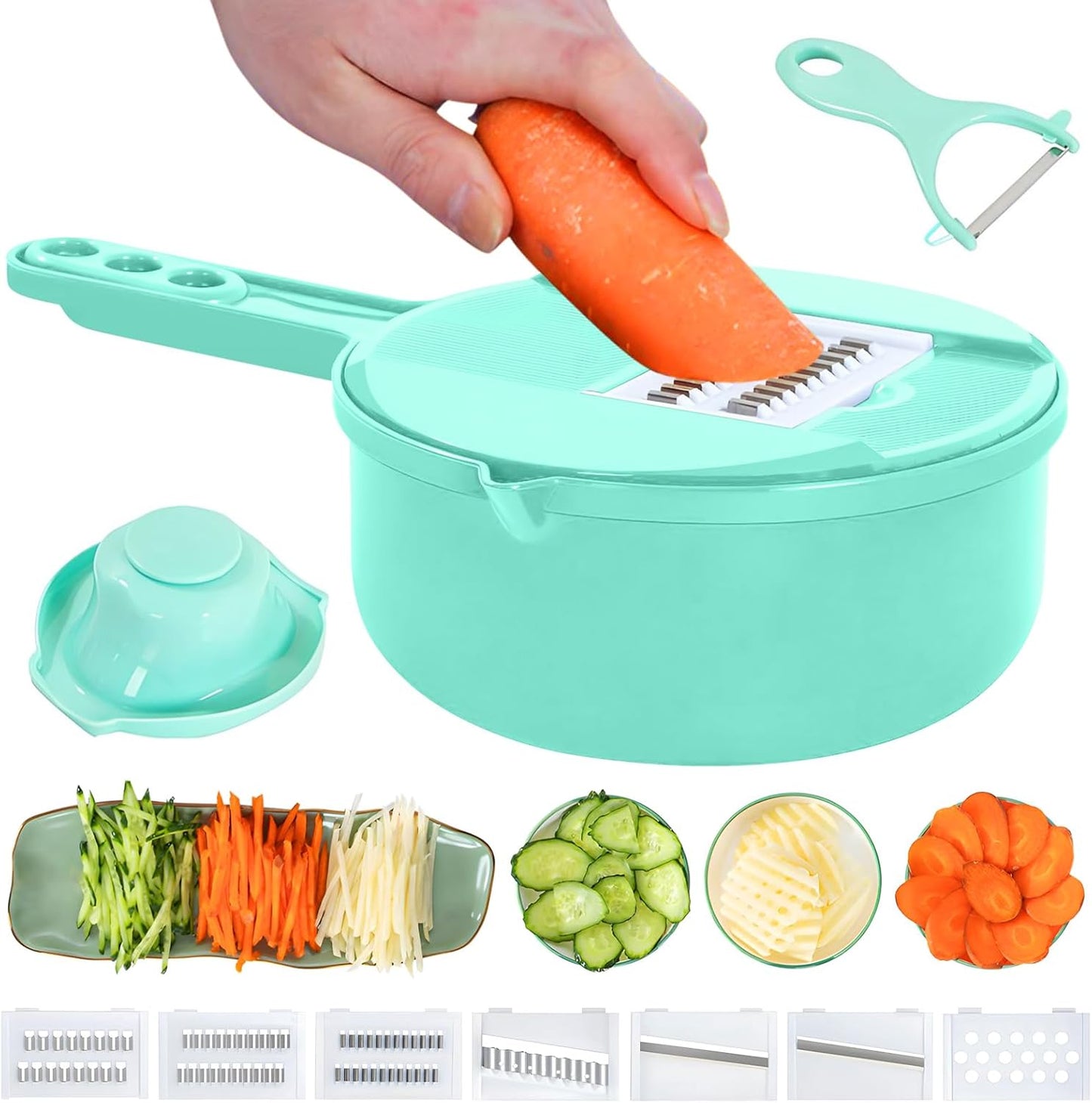 🔥✨9 IN 1 - Multifunction mandoline slicer