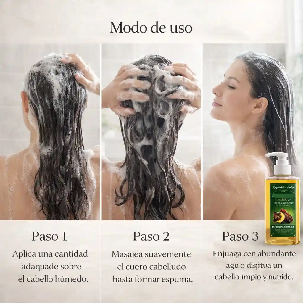 🔥Shampoo de Batana 100% natural - Cabello más fuerte, brillante y sin huecos