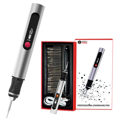 Customizer Engraving Pen with 30 Free Diamond Bits-Personalized Gifts & USB-C Fast Charger ,Easy to Use, 3 Speed Settings 5000-18000 RPM
