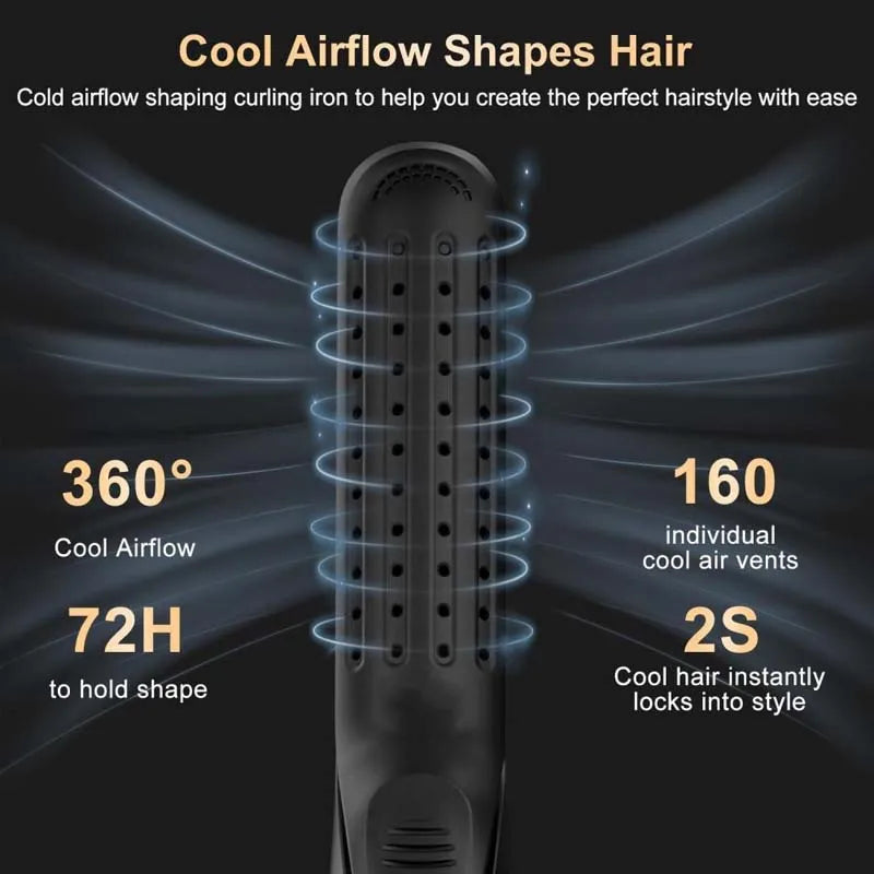 ✨50% OFF NOW! 🎉Styling Pro 2-in-1: Straightener &amp; Curler with Cool Airflow