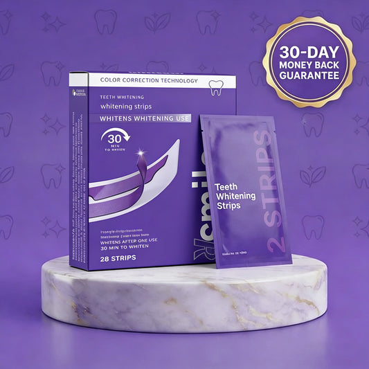✅🔥BUY 2 GET 1 FREE🔥 - Teeth Whitening Strips - 7-Day Treatment with Non-Slip, Dry Strip Technology - Whitening Designed