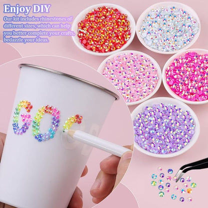 ✨💞30000Pcs Resin Jelly Rhinestones for Bedazzling