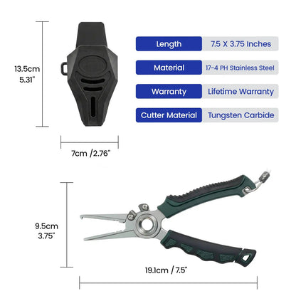 💫LAST DAY SALE 49% OFF🔥High‐Strength Rust‐Resistant Fishing Pliers – 100% Saltwater Rustproof